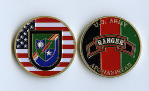 Ranger Afghanistan Challenge Coin