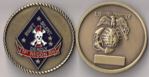 USMC - 1st Recon Battalion Challenge Coin