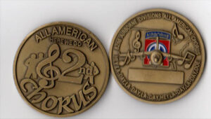 82nd Airborne Chorus Challenge Coin