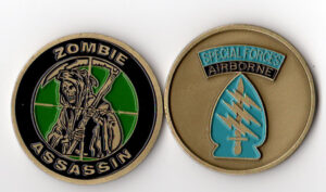 Zombie Assassin Special Forces Challenge Coin