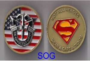 Special Forces Not All Super Hero's wear Capes Challenge Coin