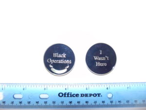Black Ops - I wasn't here. Challenge Coin
