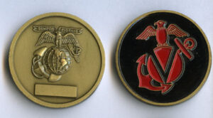 USMC - "V" Brigade Challenge Coin