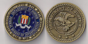 FBI - Department of Justice Challenge Coin