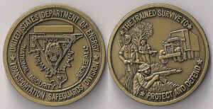 US Dept. of Energy - TSD Challenge Coin