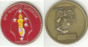 USMC - 2nd Marine Division Challenge Coin
