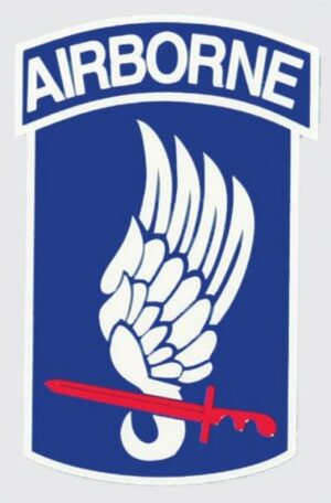 Mylar Decal - 173rd Airborne Brigade 2.75 x4