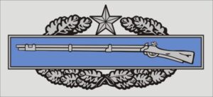 Mylar Decal - Combat Infantry Badge 2nd Award 5 x2.25