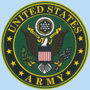 Mylar Decal - United States Army Crest 4.25 x4.5