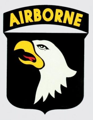Mylar Decal - 101st Airborne 2.75 x3.75