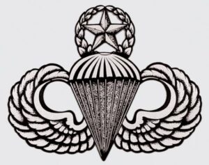 Master Parachutist Badge 4 x3.5
