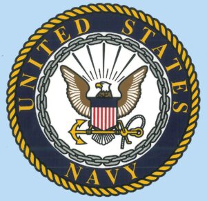 Mylar Decal - United States Navy Crest 4.25 x4.25