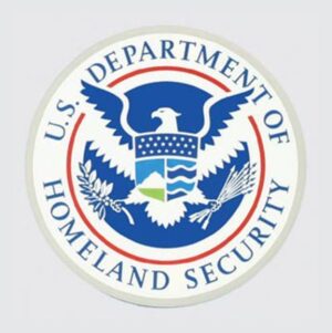 Mylar Decal - Homeland Security 4.25 x4.25