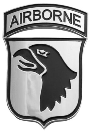 Auto Emblem - 101st Airborne Combat Service Identification Badge