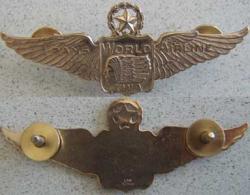 Trans World Airlines 1945-50 Pilot wing Sterling w GP