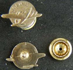 1950’s Boeing Employee Lapel wing Sterling w GP