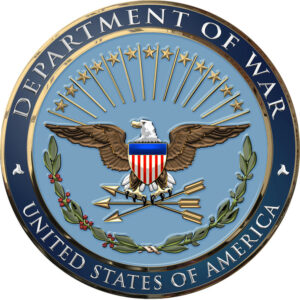 Department Of War 14 x 14 Round - All Metal Sign SOGB029