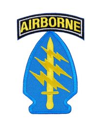Special Forces SSI with Airborne Tab