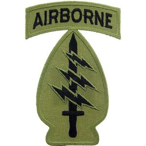 Special Forces SSI with Airborne Subdued