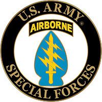 Special Forces Round Pin