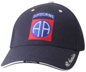 82D ABN All American 3D Foam Multi-Position BLUE Ball Cap