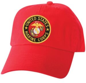 United States Marine Corps Crest Round Patch Ball Cap