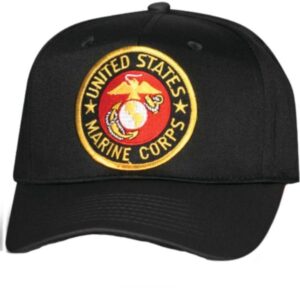 United States Marine Corps Crest Round Patch Ball Cap