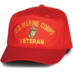U.S. Marine Corps Veteran Patch Ball Cap