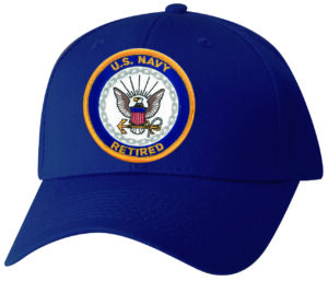 U.S. Navy Retired Crest Round Patch Ball Cap