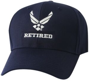 HAP Symbol with U.S. Air Force Retired Ball Cap