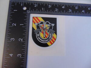 5th Special Forces Group Large 2" Vietnam and Now Flash