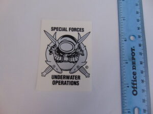 Special Forces Underwater operations Decal