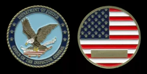 Dept of Justice - Office of the Inspector General Challenge Coin