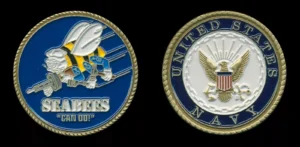US Navy Seabees CB Can Do Challenge Coin
