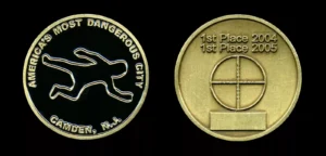 Camden, New Jersey - America's Most Dangerous City Challenge Coin
