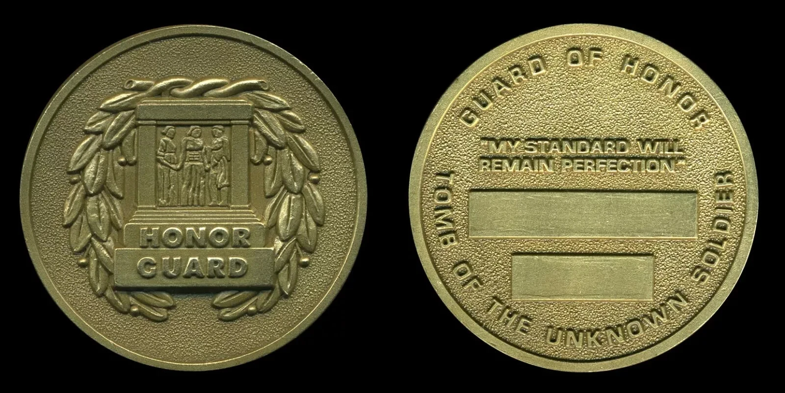 US Army Honor Guard - Tomb of the Unknown Soldier Challenge Coin