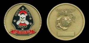 USMC 2nd Recon Battalion - Marines Challenge Coin