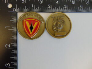 USMC Marine CORPS 5th Division Challenge Coin
