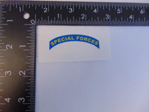 Special Forces Tab Decal