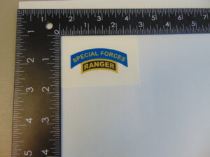 Special Forces with Ranger Tab Decal