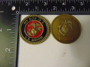My Son Is A Marine USMC Marine CORP challenge coin C208