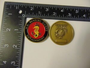 USMC - Ship Detachment Challenge Coin C-238