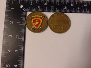 USMC Marine CORPS Basic School Challenge Coin C-212