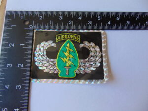 Special Forces SSI with Wings Reflective Decal DC0136