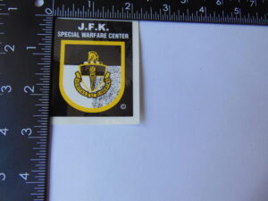 JFK Special Warfare Center Decal 2.5 x 2.5" D237S
