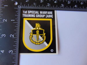 1st Special Warfare Training Group Decal 2.5 x 2.5"
