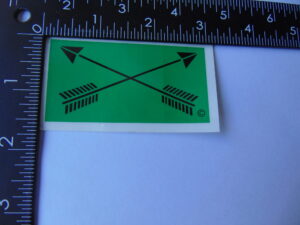 Special Forces Cross Arrow Branch Decal 2 x 2.5"