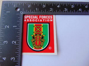 Special Forces Association Decal 2 x 2.5"
