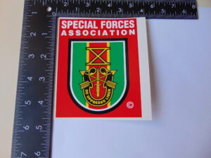 Special Forces Association Decal 3.5 x 4.5"