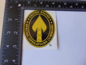 Special Operations SOCOM Decal Vinyl 3" Decal